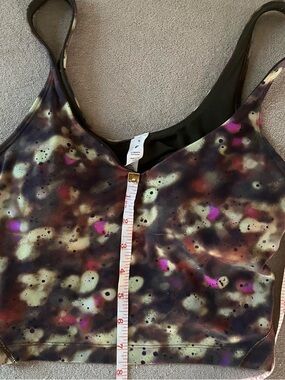 lululemon athletica Olive, Purple, Brown Speckled Sports Bra